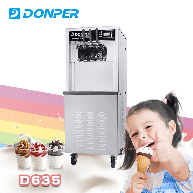 Máy làm kem tươi 3 vòi Donper D635