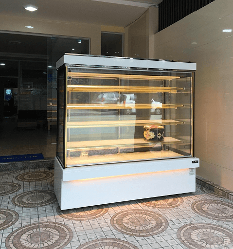 Tủ trưng bày bánh kem 5 tầng 1m5 kính vuông Rueyshing RS-C1005S