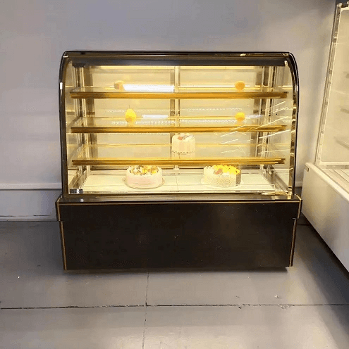 Tủ trưng bày bánh kem kính cong 1m2 BERJAYA CCS12SB13-2FB
