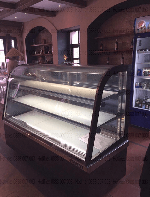 Tủ trưng bày bánh kem kính cong 1m8 BERJAYA CCS18SB13-2FB