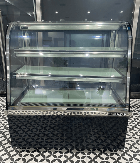 Tủ trưng bày bánh kem kính cong 900mm BERJAYA CCS09SB13-2FB
