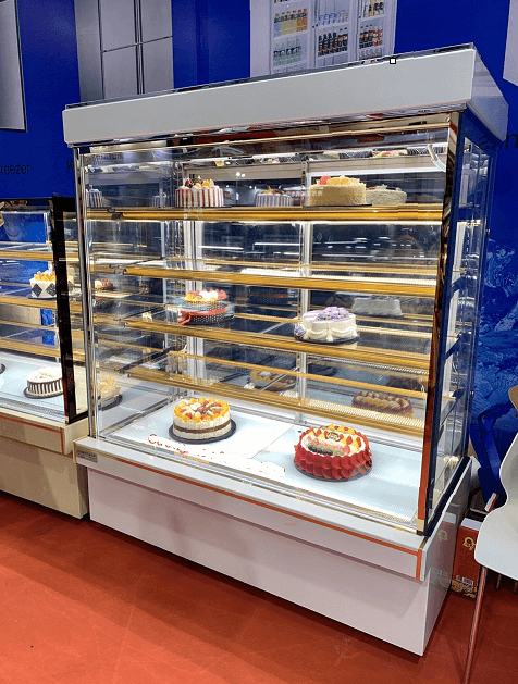 Tủ trưng bày bánh kem kính vuông 5 tầng 1m5 Bestcool BCT-5R